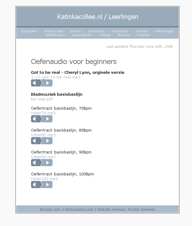 Website muzieklerares